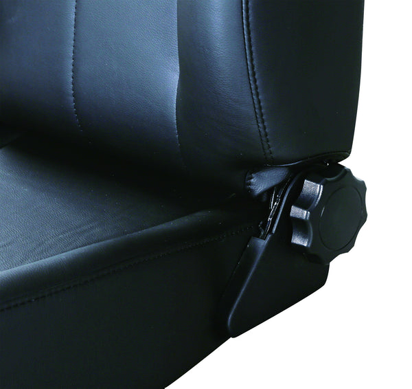 BINGHONG SINGLE / INDIVIDUAL (x1) Jeep Wrangler Universal Bucket Seat JSXL-06 Black Synthetic Leather