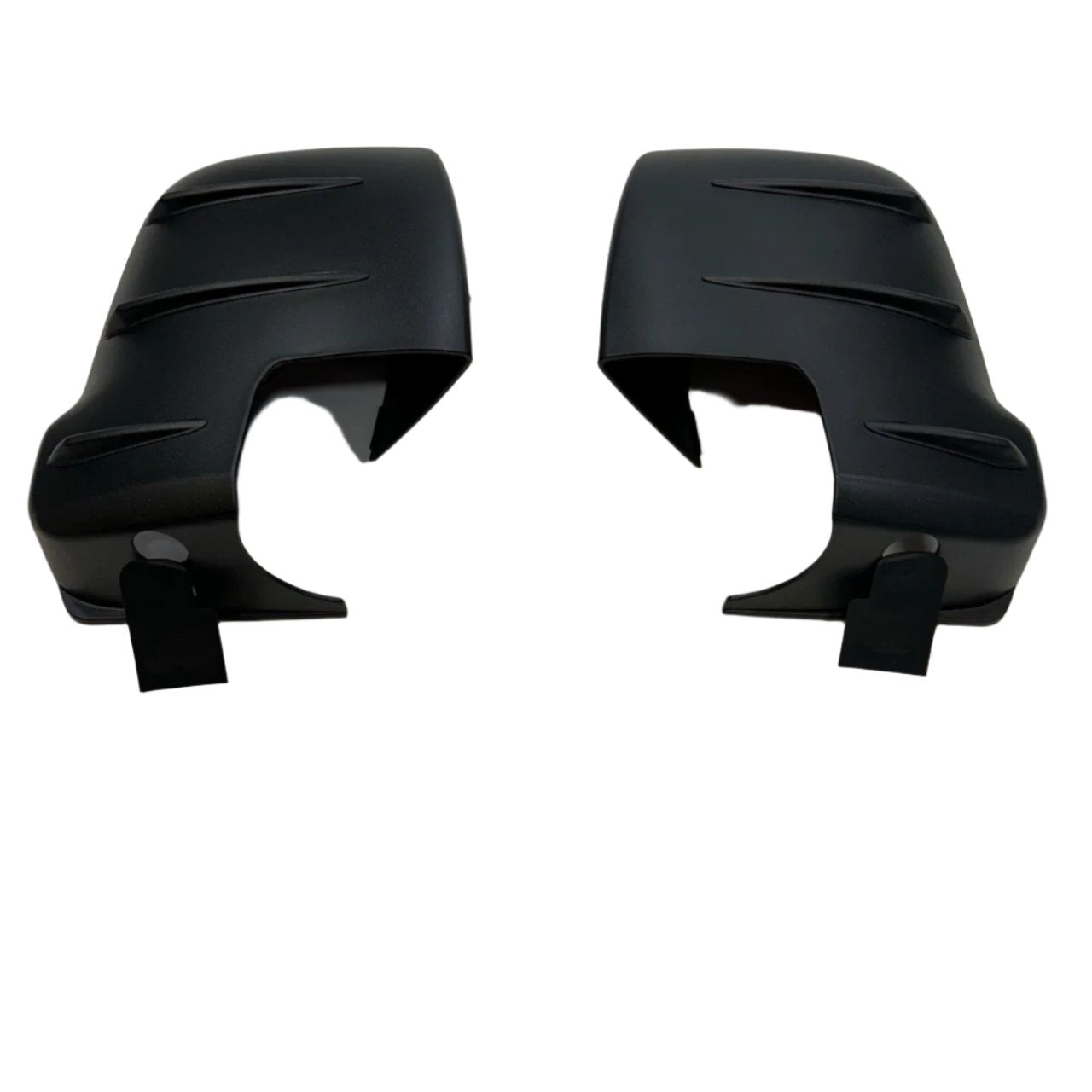 For Mercedes Sprinter Dodge 907 Wing Mirror Covers with Indicator - Hammerite (Set of 2) - Replacement Caps for 907 Models