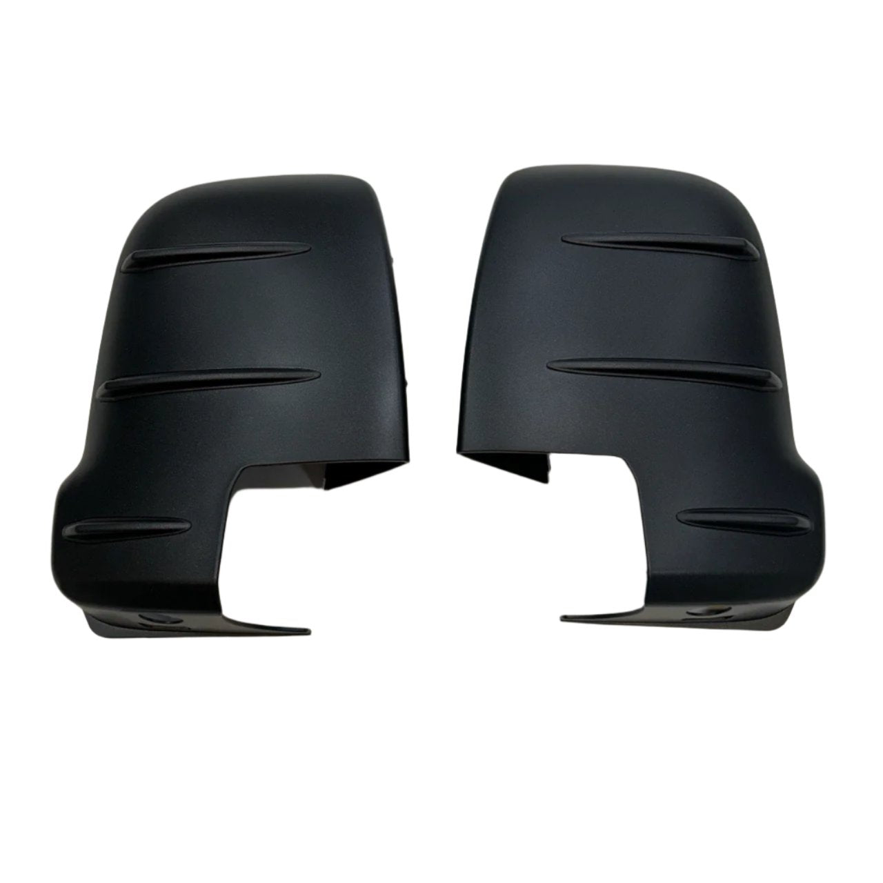 For Mercedes Sprinter Dodge 907 Wing Mirror Covers with Indicator - Hammerite (Set of 2) - Replacement Caps for 907 Models