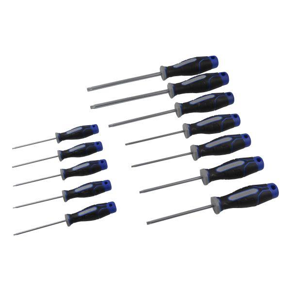 US PRO INDUSTRIAL 12PC Torx Star Screwdriver Set T6 - T45 4618