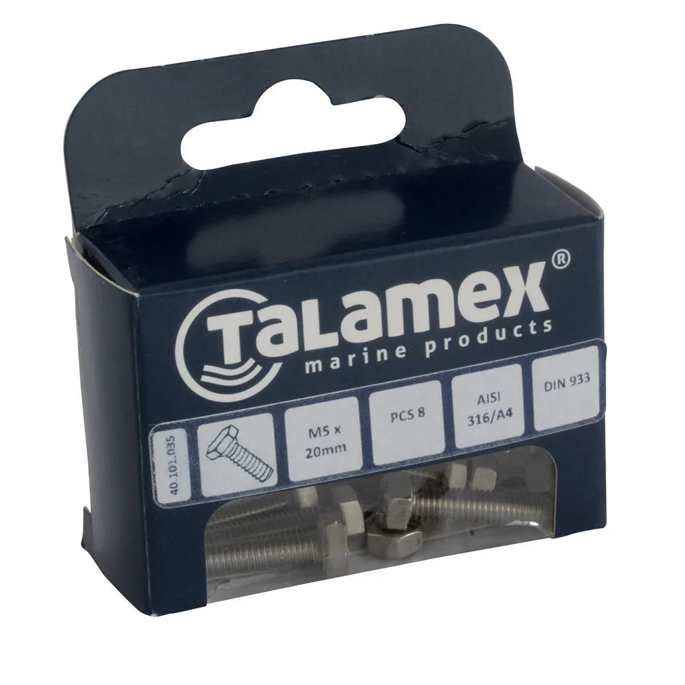 Talamex Hexacon Hexacon Hexagon Head Screw M4 × 60 mm | 4Boats
