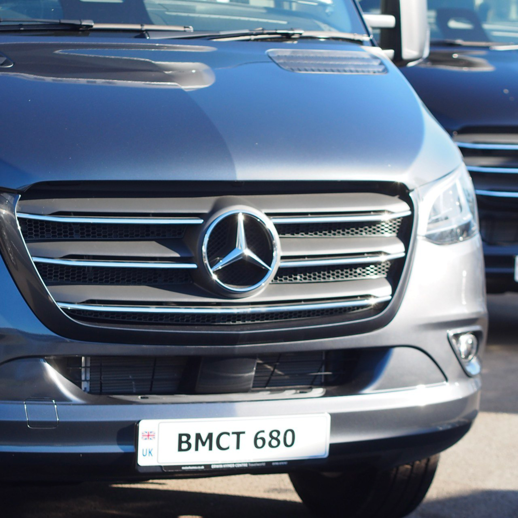 For Mercedes Sprinter Dodge 907 Honeycomb Upper Grille Mesh Set - 5 Piece Kit | Van-X