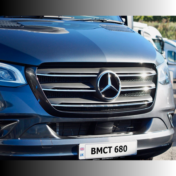 For Mercedes Sprinter Dodge 907 Honeycomb Upper Grille Mesh Set - 5 Piece Kit | Van-X