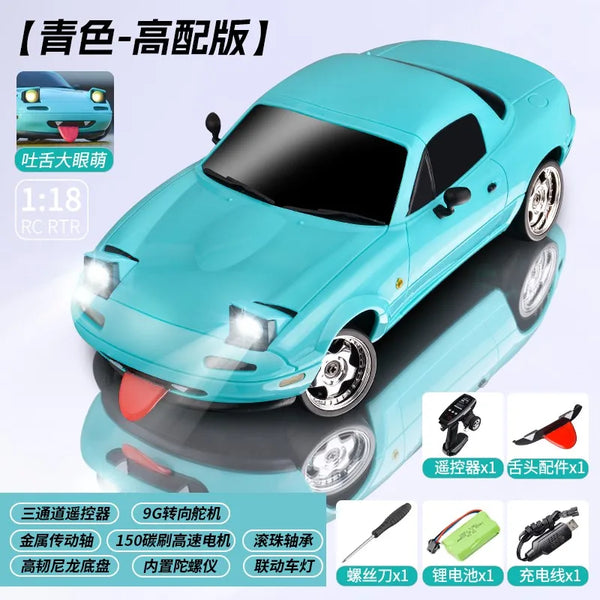 1:18 New LD1804 mazda Mx5 Premium Version Rc Drift Car Rc Cars With A Gyroscope Rear-Wheel Drive Toy Car Birthday Toys For Boy