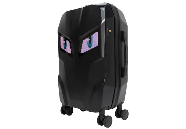 Biosled Technology LOY L1-1 Steel Explorer Bluetooth App LED Wheeled Carry-On Hand Luggage Suit Case -  Leisure Urban Sports Laptop Travel Flight Bag