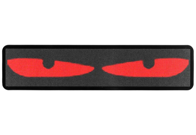 LOY Biosled K-2 Car Van Bus Camper Vehicle Glass Rear Screen Side Window Outdoor Waterproof LED Screen Display USB C Car Cig 12V