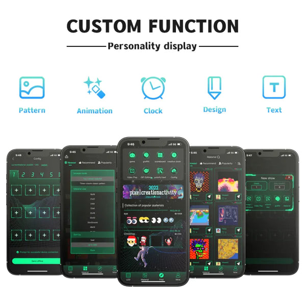 LOY Biosled K-3 Car Van Bus Camper Vehicle Glass Rear Screen Side Window Outdoor Waterproof LED Screen Display USB C Car Cig 12V