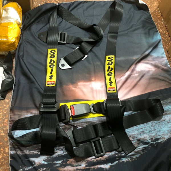 JDM Universal 2Inch 4 Point Racing Sabelt Quick Release Seat Belt Harness 2" Rally Drift Car 4 Point OMP Belts Safety Harness
