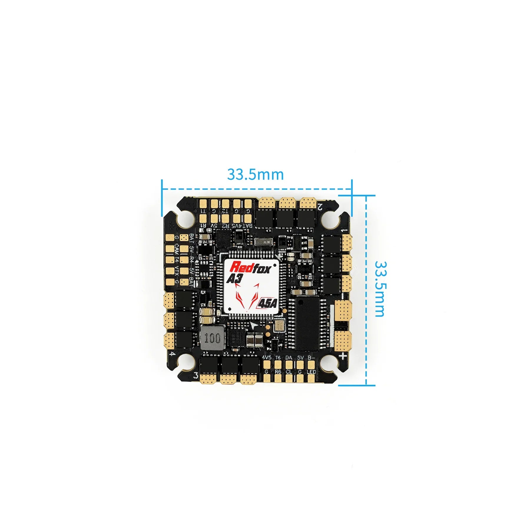 Redfox A3 F722 AIO Flight Controller (35A/45A)