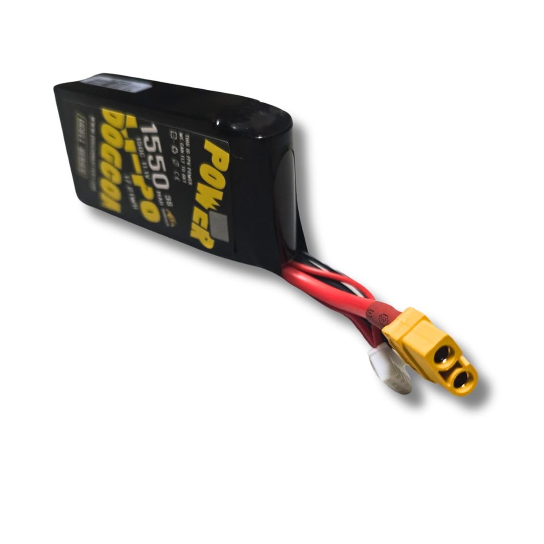 DOGCOM 1550mAh 150C 3S 11.1V UCELL Lipo Battery