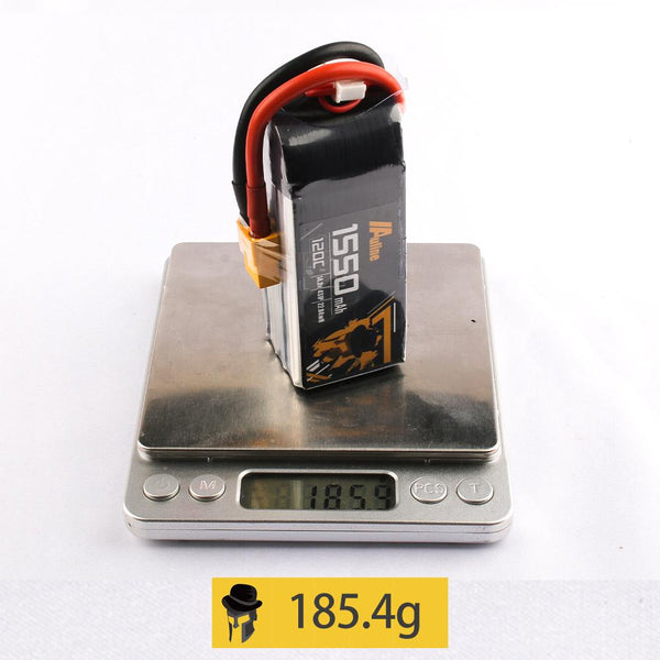 AuLine 1550mAh 4S 14.8V 120C XT60 Lipo Battery
