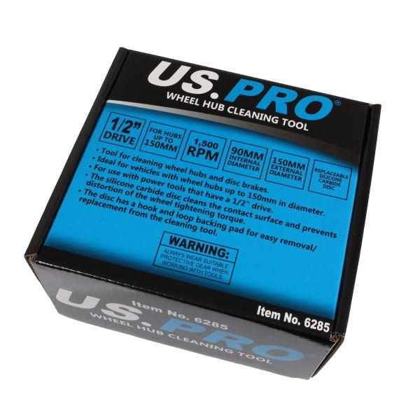 US PRO Tools Wheel Hub Cleaning Tool 1/2" Drive 150mm 6285