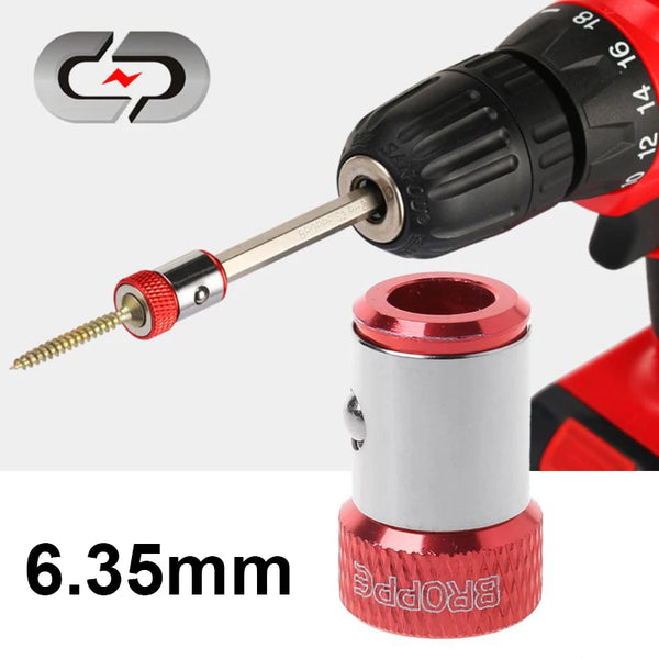 1pc Magnetic Screw Ring Bit Magnetizer Ring Metal Magnetizer Screw, Removable For 1/4 Inch/6.35mm Hex Screwdriver And Power Bits