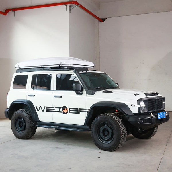 WEIER WERT-004 Vehicle ABS Hard shell Pop Up Roof Top Tent - For Car / RV / Pickup / Van / Camper / 4x4 - 2 Person 300Kg 3000mm water proof