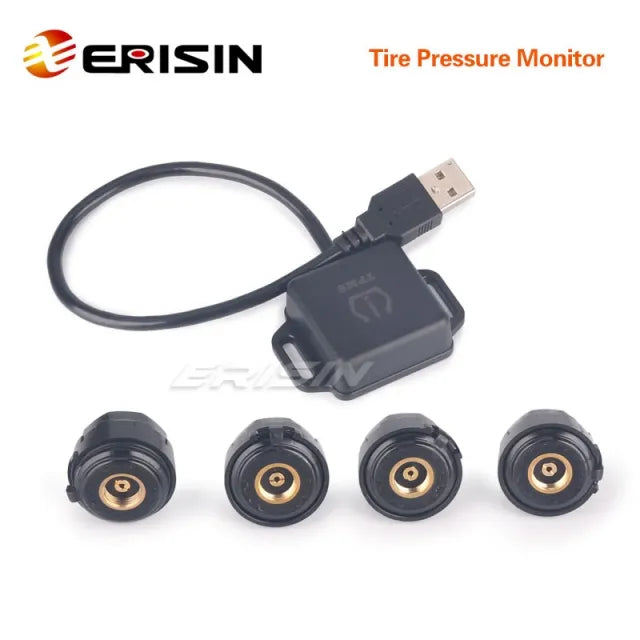 ES341 USB TPMS Module Tire Pressure Tyre Monitoring 4 Sensors For Android Car Stereo Headunit ICE 7.1 8.0 8.1 9.0 Units