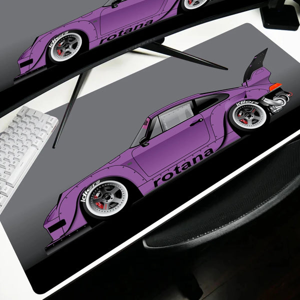 Japan sports car jdm RWB 911 964 933 XXL Mousepad Boy Pad Natural Rubber mousepad Desk Mat Anime Lock edge Mousepad