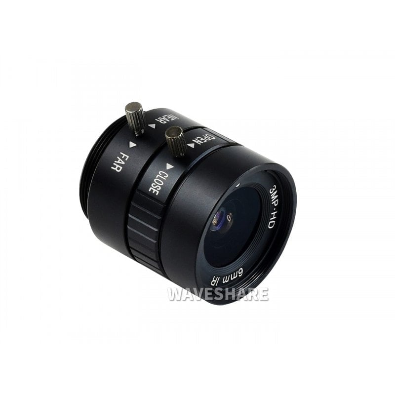 6mm CS-Mount Wide Angle Lens for IMX477 Raspberry Pi High Quality Camera