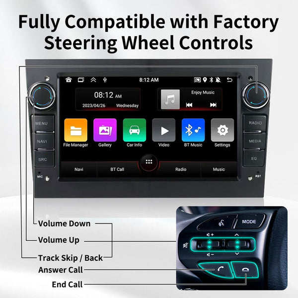 Vauxhall Corsa | Astra | Vectra Apple CarPlay Unit