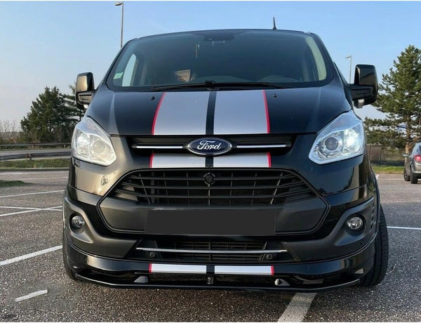 Front Splitter Compatible with FORD Transit Custom MK1 Sportline 2012-2018/Facelift Sportline 2018-2022 Front Splitter