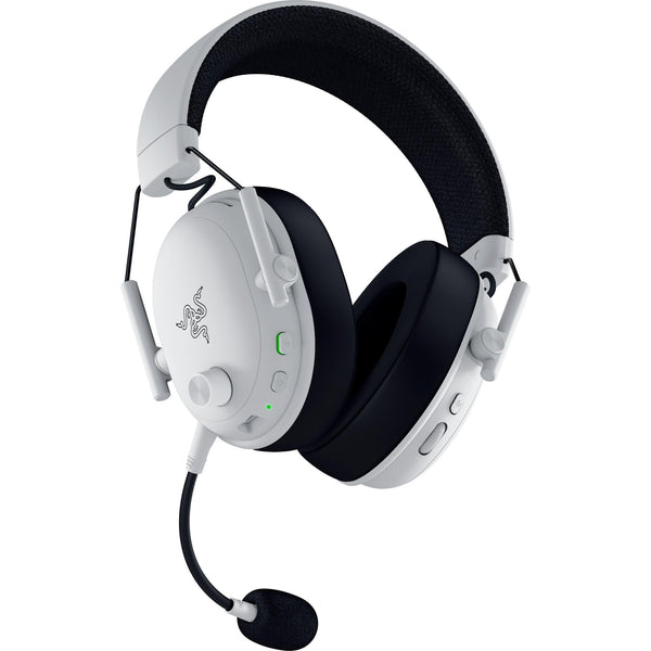 Razer BlackShark V2 Pro (2023) for PC - Premium Wireless E-Sports Headset (HyperClear Super Wideband Mic, TriForce Titanium 50 mm Driver, Bluetooth, Up to 70hrs Battery) White
