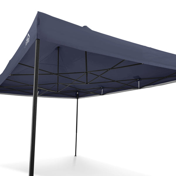 All Seasons Gazebos 3x4.5 Fully Waterproof Pop up Gazebo With Accessories - Metallic Grey