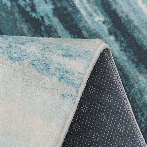 Tinyboy-hbq Rugs Living Room Modern Abstract Rug Soft Short Pile Area Rugs for Bedroom Dining Room Large Living Room Rug Carpet Non Slip Striped