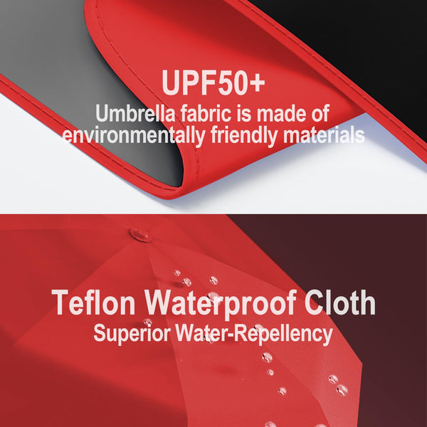 Windproof Mini Travel Folding Umbrella - UPF 50+ Sun & Rain Protection, Small Compact Lightweight Design Fits in Pocket or Bag, Eco-Friendly Fabric Wallet Umbrella for Commuter, Men Women Boys Girls