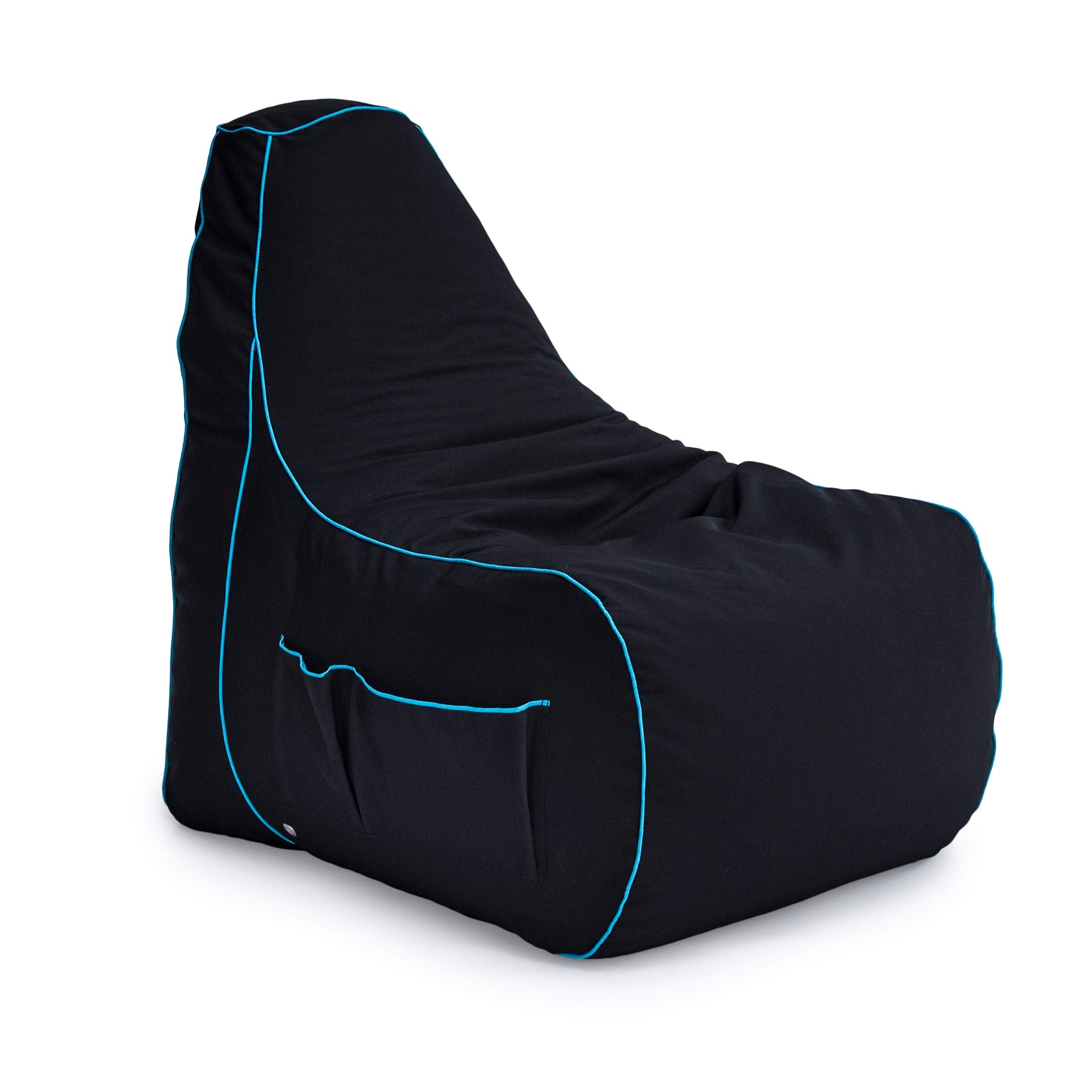 Game Over Lich Blade Video Gaming Bean Bag Chair | Indoor Living Room | Side Pockets for Controllers | Headset Holder | Ergonomic Design for the Dedicated Gamer