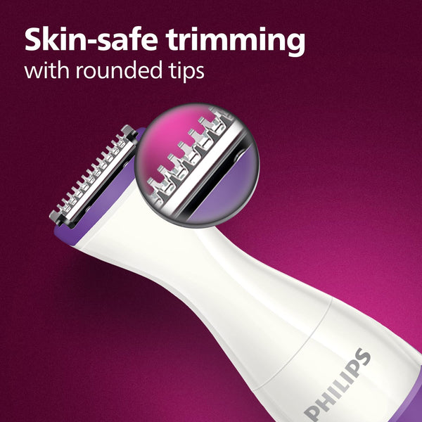 Philips BRT383/15 BikiniGenie Trimmer, Purple