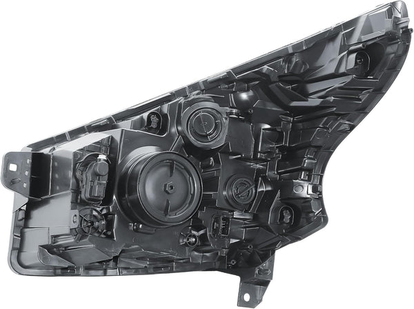 LONGLING Replacement Driver Right Side O/S Headlight Head Lamp Electric Adjustment with DRL 6 pins for Vauxhall Vivaro 2014-2019