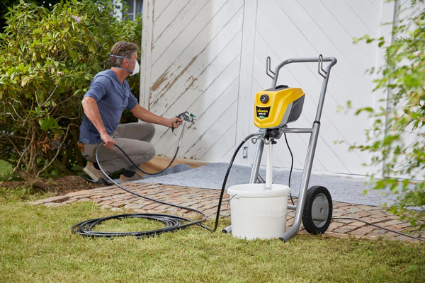 WAGNER Airless ControlPro 250M Paint Sprayer for interior and exterior wood, metal, wall and ceiling paints, covers 15 m² in 2 min, 110 bar, adjustable spray pressure, 9 m hose