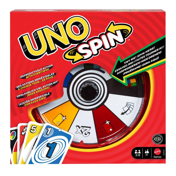UNO Extreme Card Game Featuring Random-Action Launcher with Lights & Sounds & 112 Cards, Kid, Teen & Adult Game Night Gift Ages 7 Years & Older, GXY75