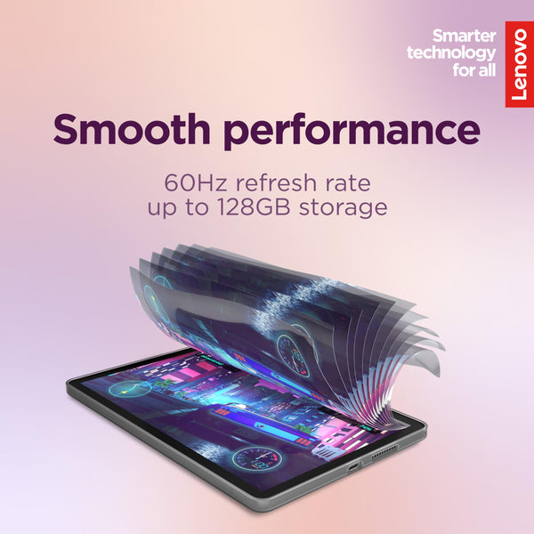 Lenovo Tab M9 Android tablet | 9-inch HD | 32GB | Clear Case + Film | WiFi | 3GB RAM | Arctic Grey | Designed for portable entertainment