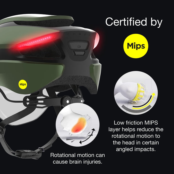 Lumos Ultra E-Bike Smart Helmet | NTA 8667 Certified | Front & Rear LED Lights | Retractable Face Shield | App Controlled | EBike, Scooter, Cycling, Bicycle | Adults, Men Women