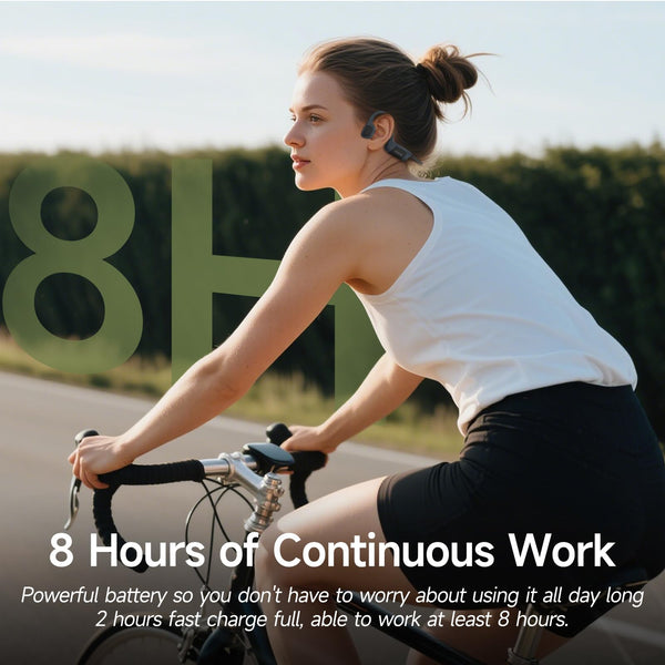 IFECCO Swimming Headphones Underwater - IP68 Waterproof Bone Conduction Headphones Bluetooth 5.4, Open Ear Earbuds with 32GB MP3 Player Memory for Swimming Running Cycling