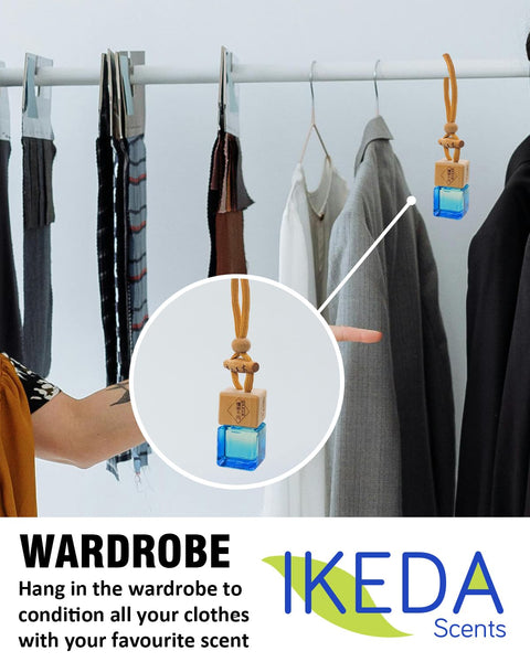 Car Air Fresheners for Men | Air Fresheners with Odour Eliminator Technology | Long Lasting Fragrance Car Accessories for Men | Strong Scents Perfume Diffusers (10ml Dark Night)