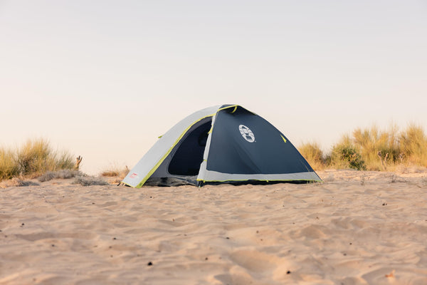 Coleman Tent Darwin 2-4 Person | Compact Lightweight Dome Tent | Models with Darkened Bedroom | Camping, Festival and Hiking Tent | 4500mm Waterproof | with Sewn-in Groundsheet