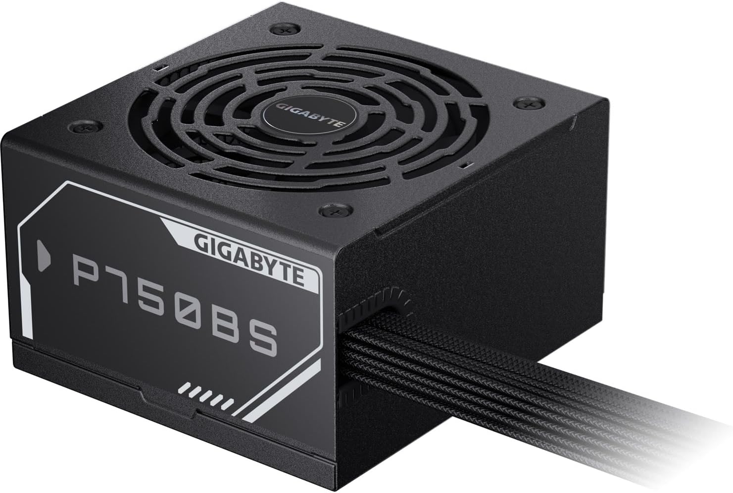Gigabyte P750BS 80 Plus Bronze Non Modular 750w Power Supply Unit, Flat Cables, 3 Year Warranty