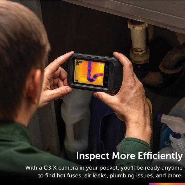 FLIR C5 Compact Thermal Imaging Camera with Wifi: High Resolution Infrared Imager for Inspection, Electrical/Mechanical, Building, and HVAC Applications