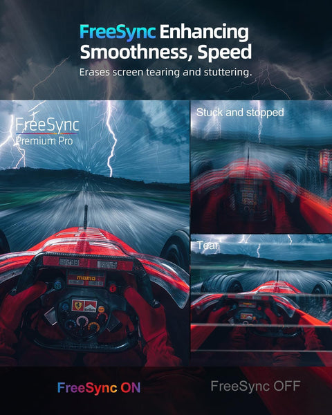 UPERFECT Portable Monitor 18.5 Inch 120Hz，Portable Gaming Monitor 1080P FHD 100% sRGB Matte Screen, IPS HDR FreeSync Speaker HDMI USB C Monitor, VESA & Smart Cover