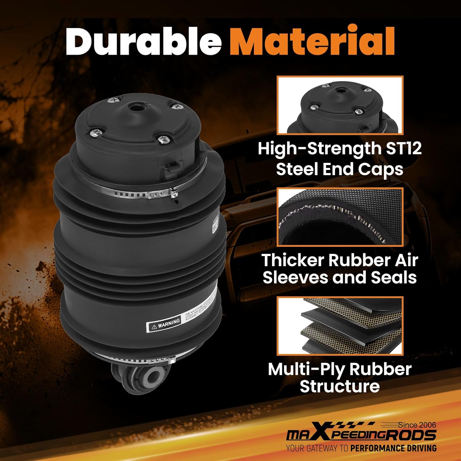 maXpeedingrods 1PC Rear Air Spring Bag for Mercedes E-Class S211 T-Model 2Pins 2113200925