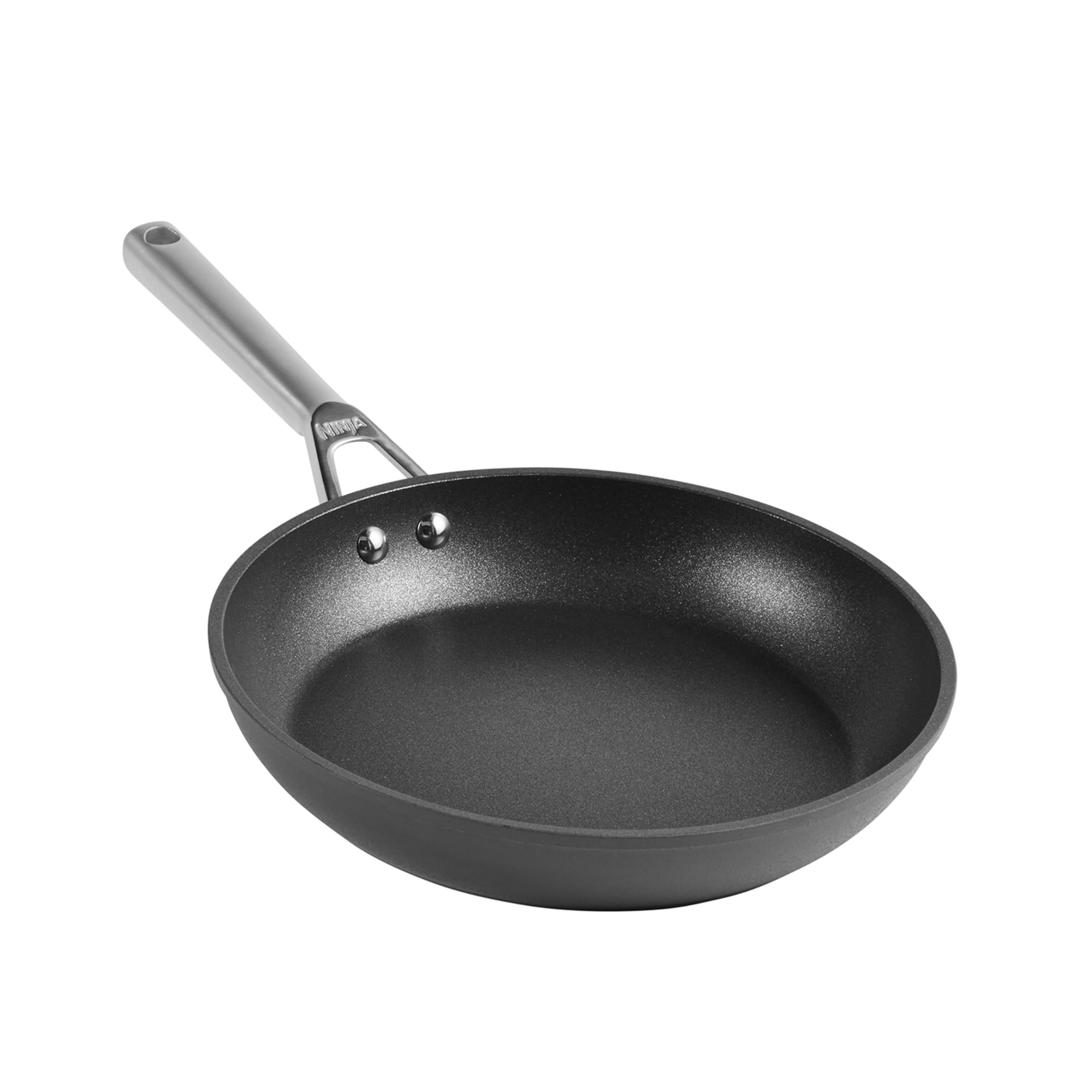 Ninja ZEROSTICK Premium 5-Piece Pan Set, Long Lasting Non-Stick, 3x Saucepans with Glass Lids, 1x Milk Pan, 1x Frying Pan, Hard Anodised Aluminium, Induction Compatible, Grey C35000UK