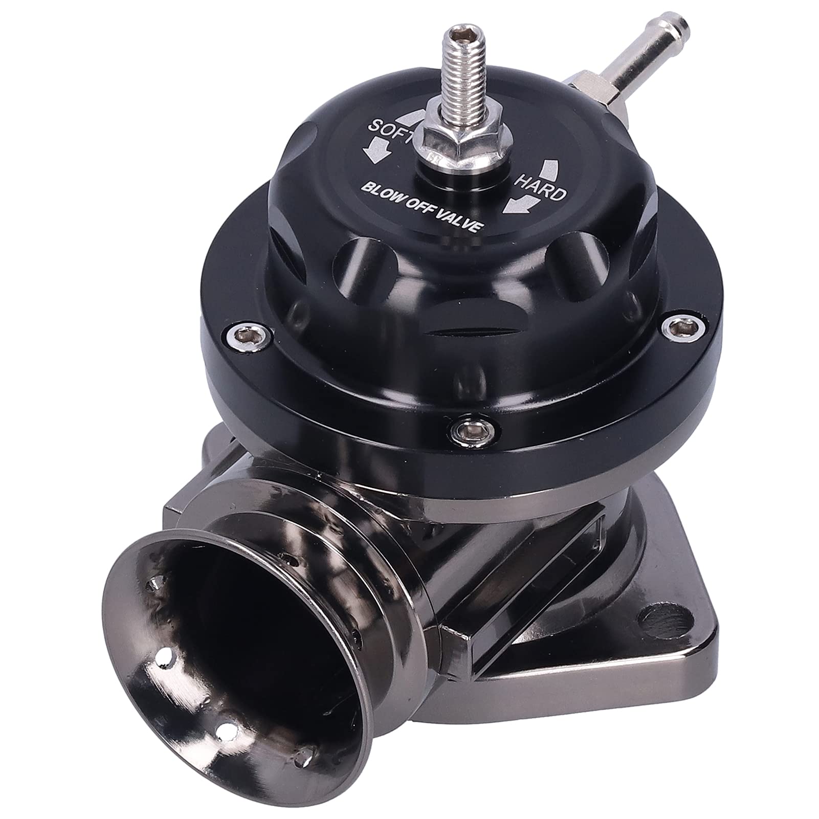 Turbo Blow Off Valve kit, Akozon Universal SDD‑BOVGRSBL FPG250 Aluminium Billet Turbo Blow Off Valve with 2.5in Flange Pipe Type‑RS(Purple)