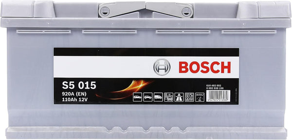 Bosch S5015 - Car Battery - 110A/H - 920A - Lead-Acid Technology - for Vehicles without Start/Stop System