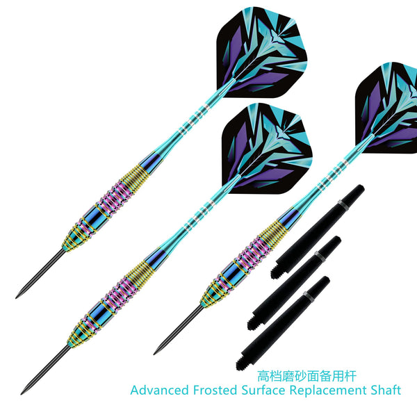 Steel Tip Darts Set,3 Pack Professional Dart with Aluminum Shafts and Darts Case