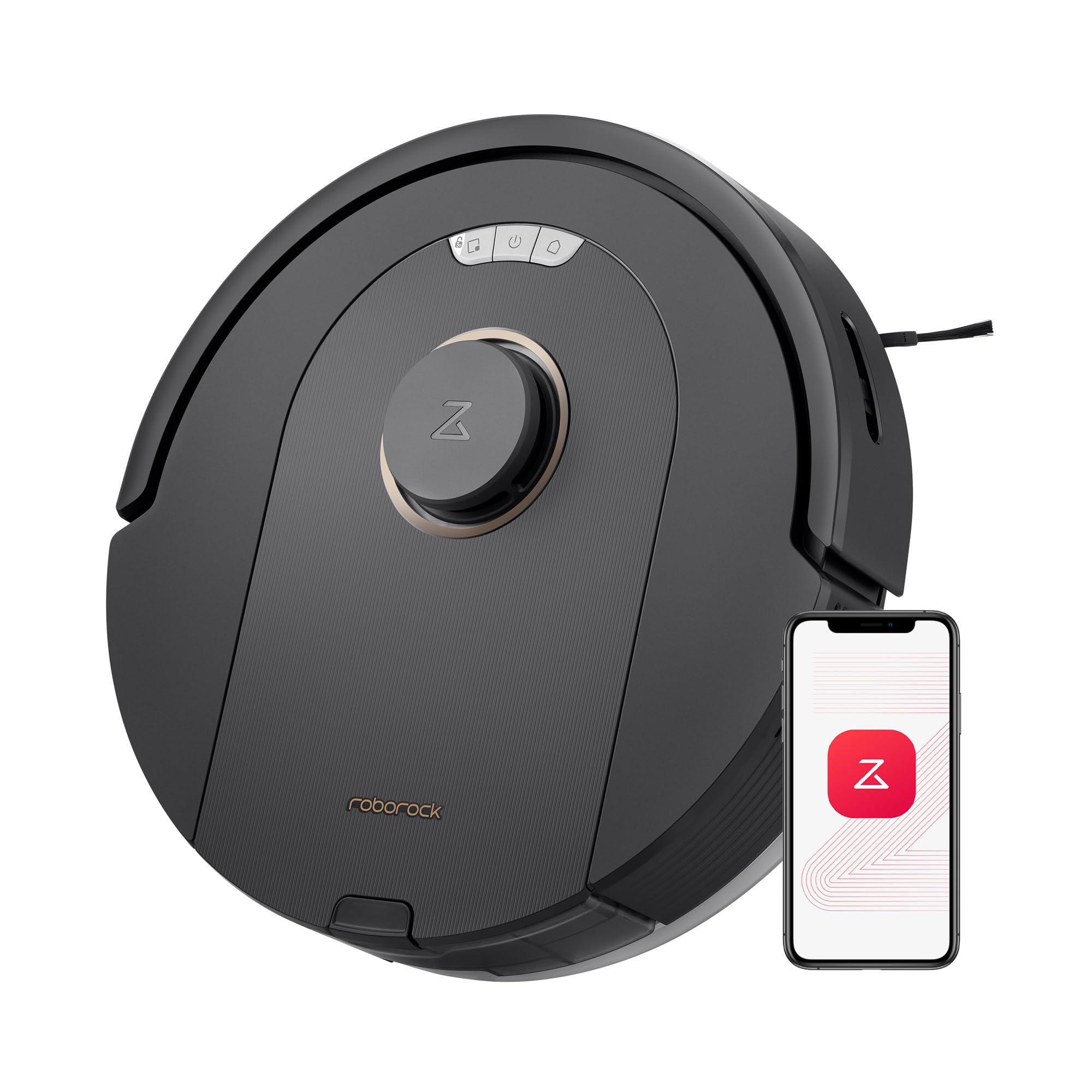roborock Q5 Pro+ Robot Vacuum Cleaner with Mop, Self Emptying, 5500Pa, DuoRoller Brush, Up to 7 Weeks of Hands Free Cleaning, Precise Navigation, Robot Vacuum and Mop, Ideal for Hard Floors, Pet Hair