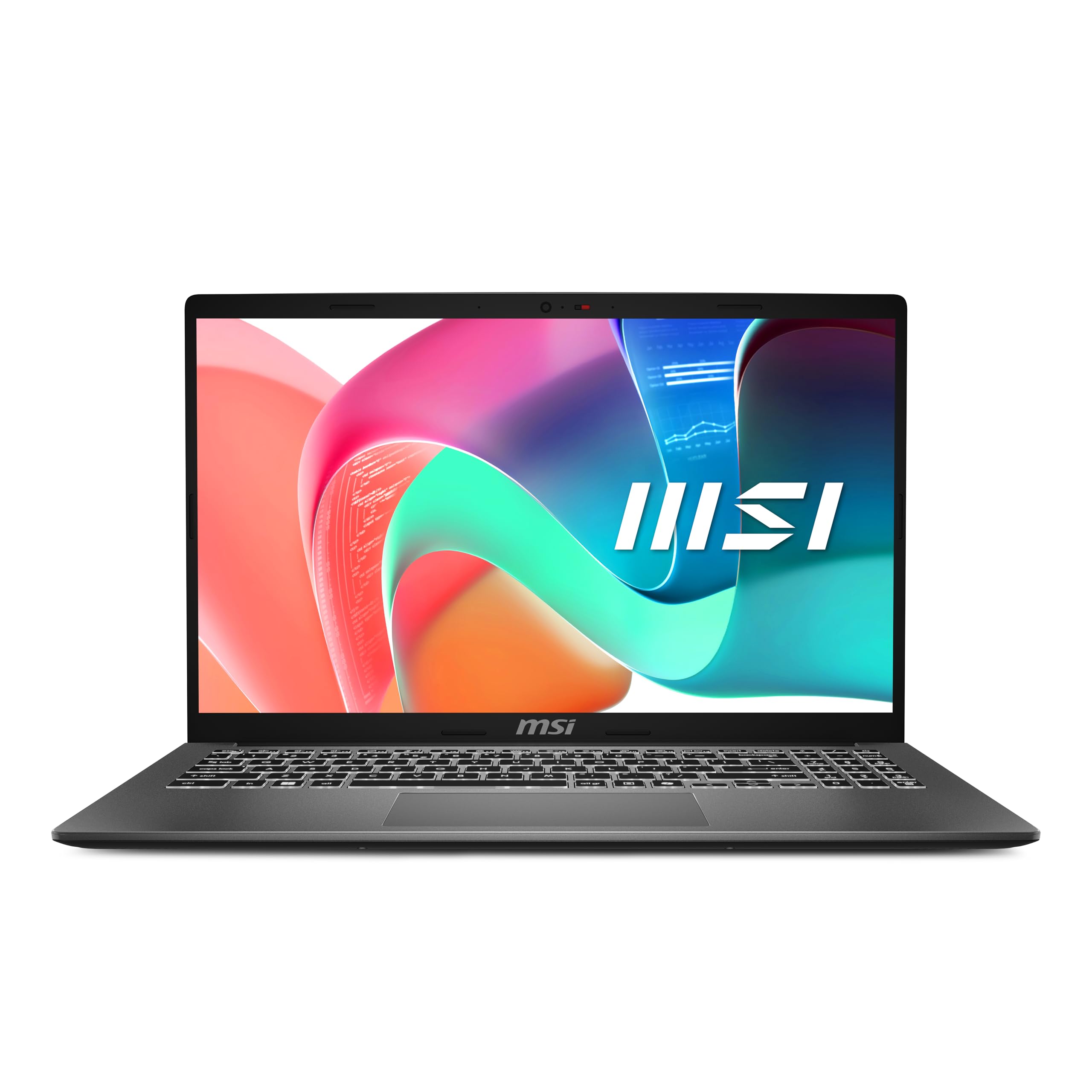 MSI Modern 15 Laptop (B7M-437UK) - (15.6" FHD IPS-Level Panel, AMD Ryzen 5 7430U, AMD Radeon Graphics, DDR IV 16GB (3200MHz), 512GB NVMe PCIe SSD, Intel WIFI 6E, Windows 11 Home Plus) - Classic Black