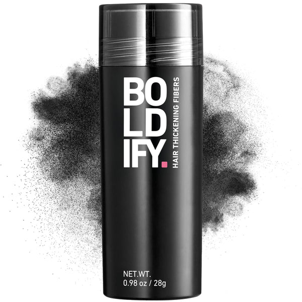 BOLDIFY Hair Fibres (56g) - Fill In Thinning and Fine Hair for an Instantly Fuller, Thicker Look - 14 Shades for Women and Men - Medium Brown