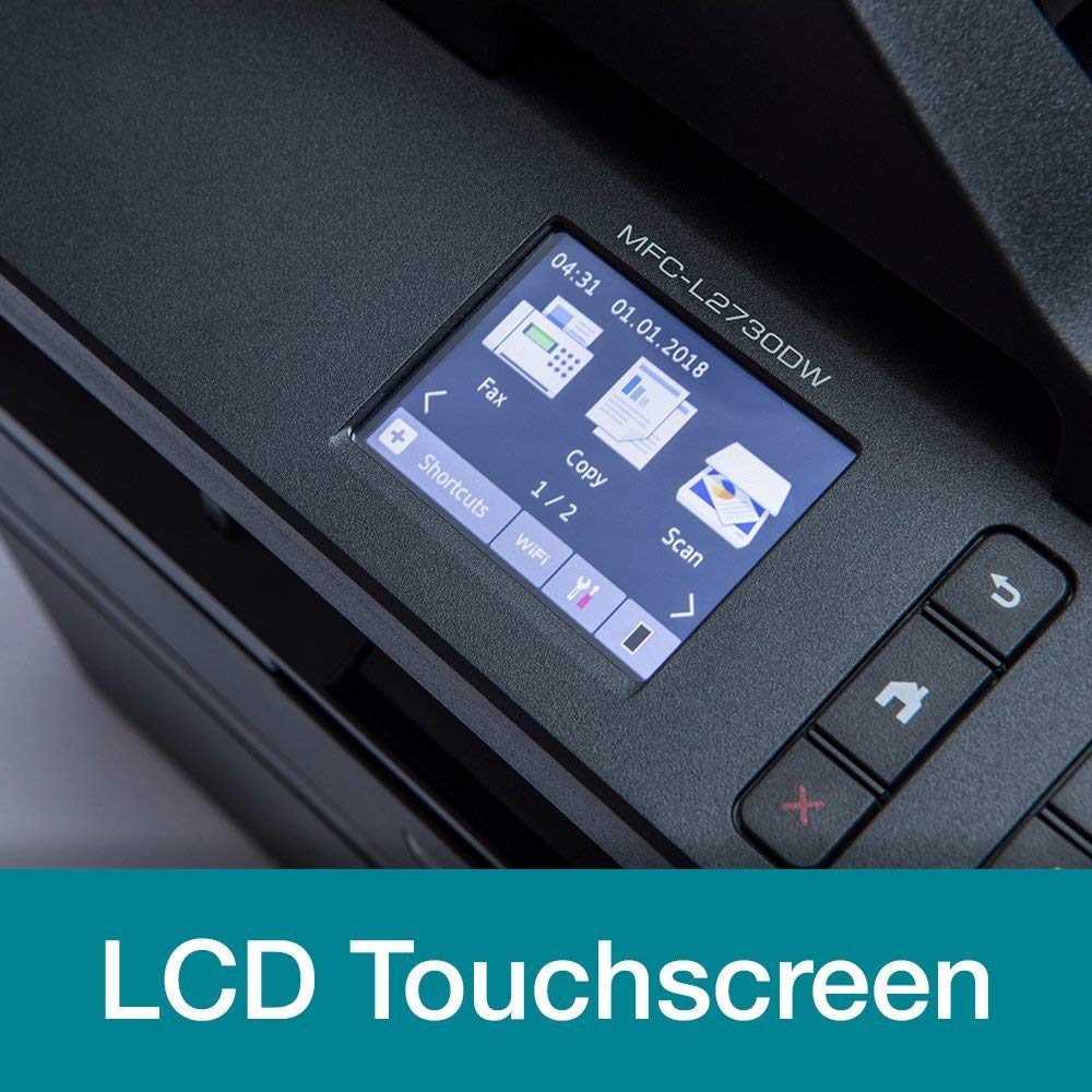 Brother DCP-L2620DW 3-in-1 Mono Laser Printer |Print, copy & scan|Automatic 2-sided print |A4|UK Plug