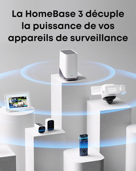 eufy Security S380 HomeBase (HomeBase 3),eufy Edge Security Center, Local Expandable Storage up to 16TB, Product Compatibility, Advanced Encryption, No Monthly Fee